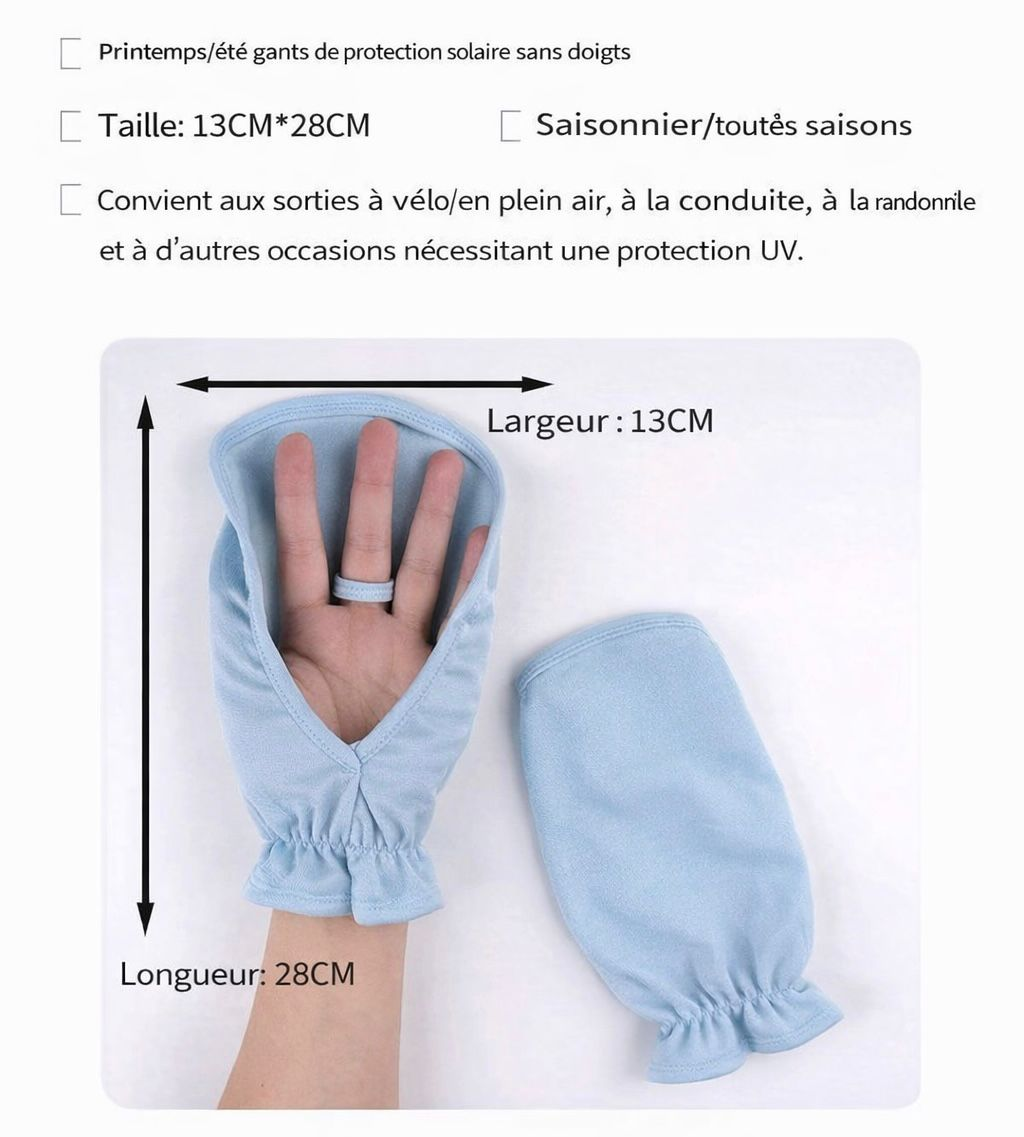 Gants Anti-UV - قفازات الحماية من الشمس