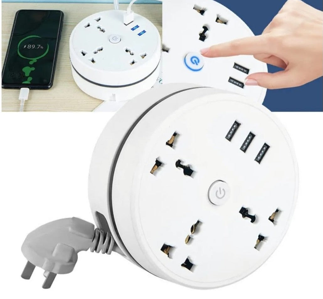 Rallonge Multiprise et Multifonction USB - شريط طاقة متعدد الوظائف