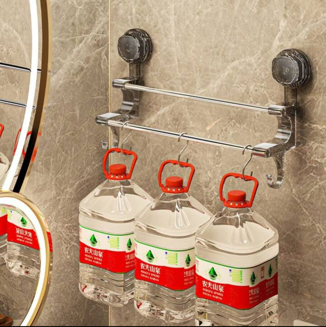 Porte-serviettes mural double - حامل مناشف جداري مزدوج