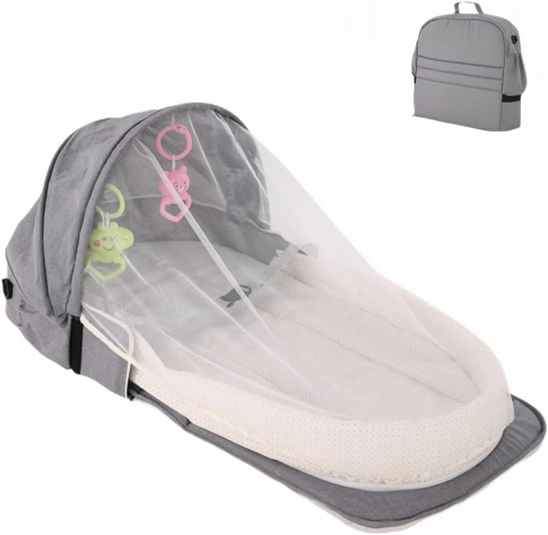 Lit portable pour bébé - سرير محمولة قابلة للطي للأطفال