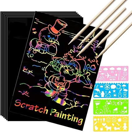 Papier à gratter artistique - أوراق خدش لرسم