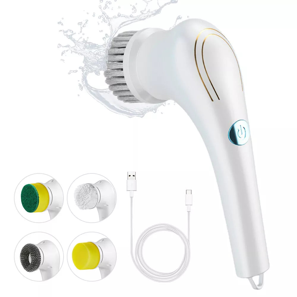 Brosse de nettoyage électrique 5-en-1