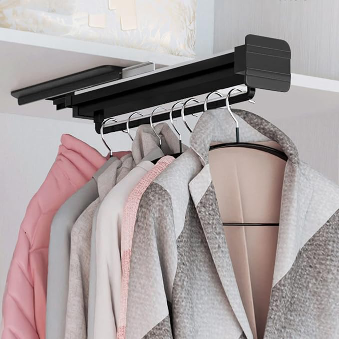 Porte-vêtements coulissant - علاقة ملابس منزلقة