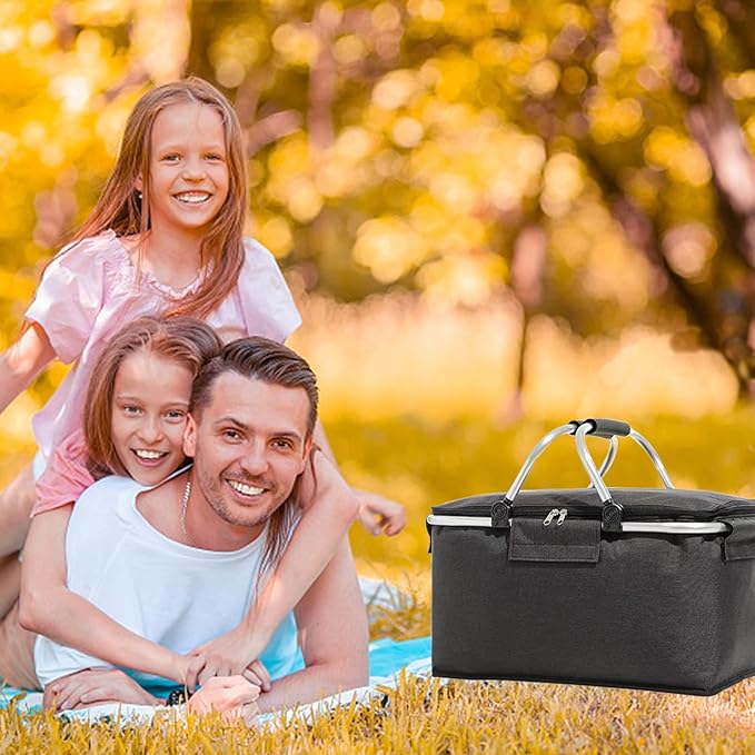 Panier de pique-nique isotherme pliable portable