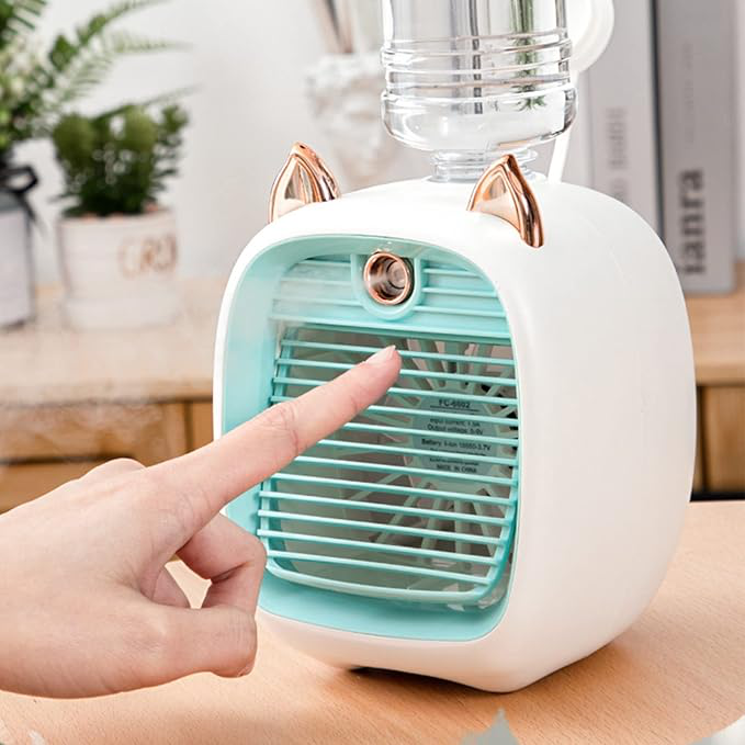 Ventilateur à brumisation - مروحة مع رش الماء