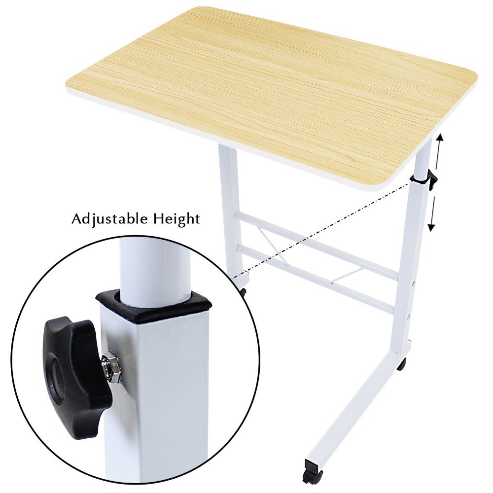 Table Bureau mobile réglable en hauteur - طاولة متحركة قابلة لتعديل
