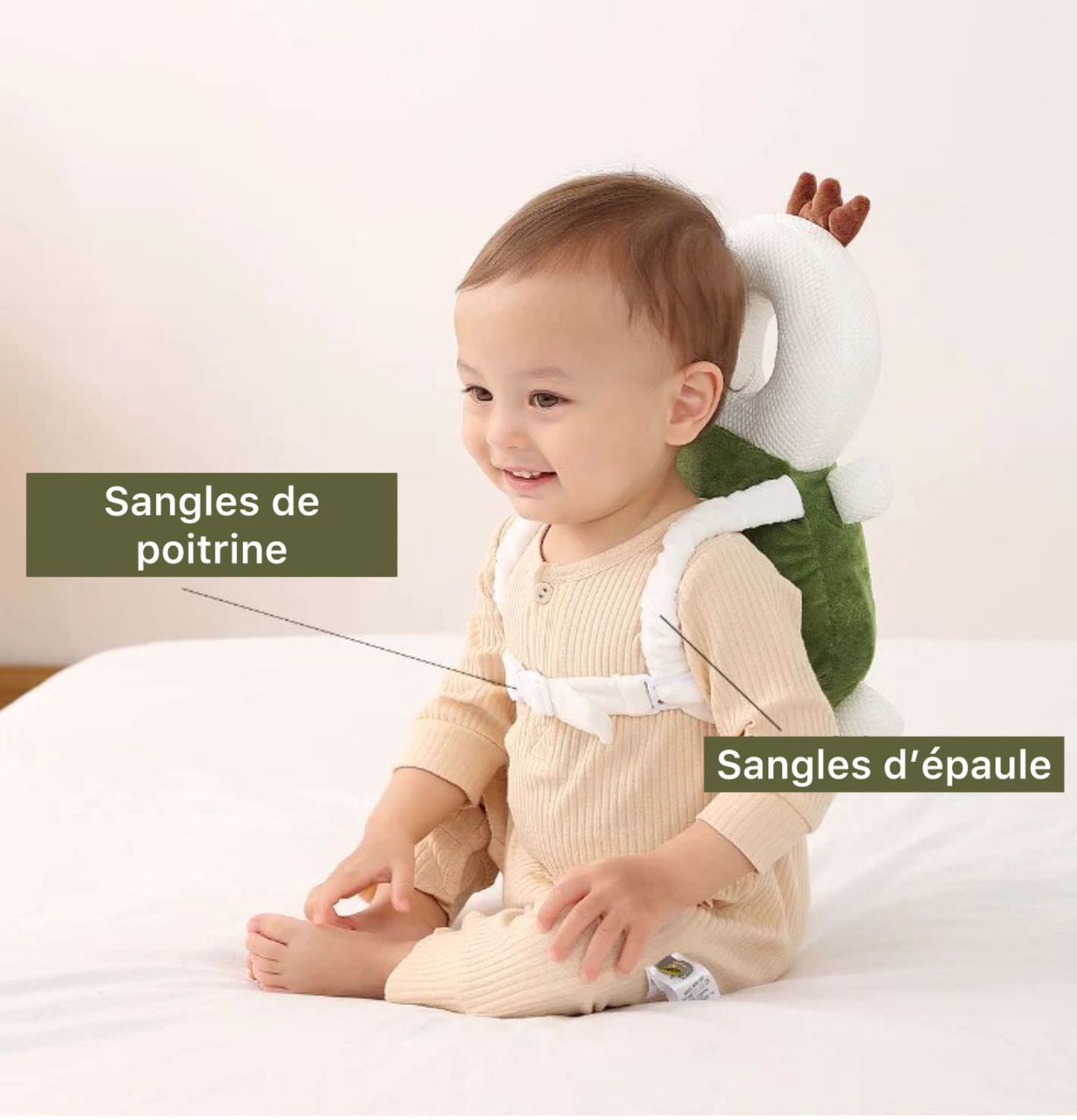 Sac à dos protège-tête pour bébé - حقيبة حماية رأس الطفل