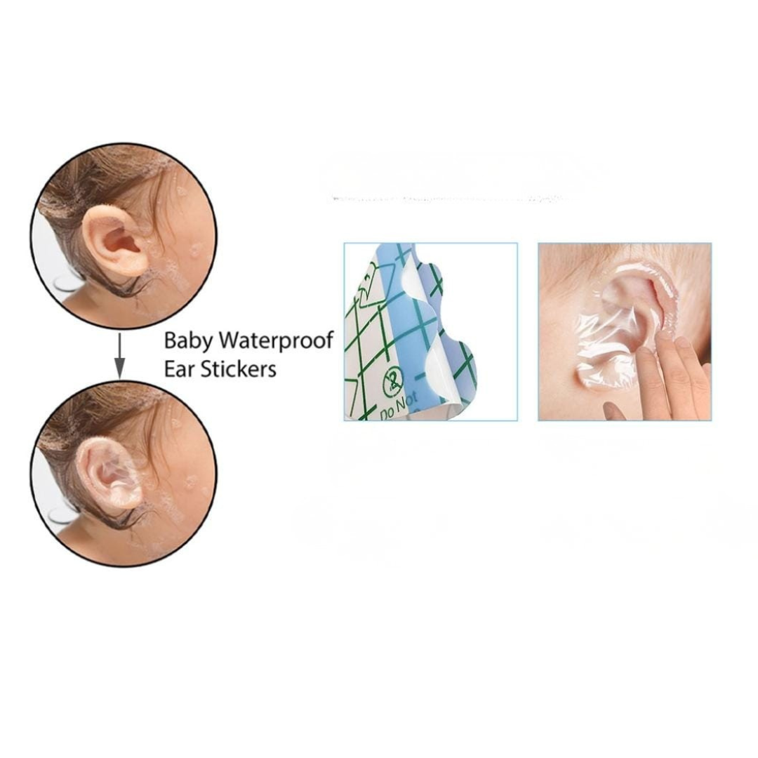Autocollants imperméables pour les oreilles de bébé - لاصقات الأذن المقاومة للماء للأطفال