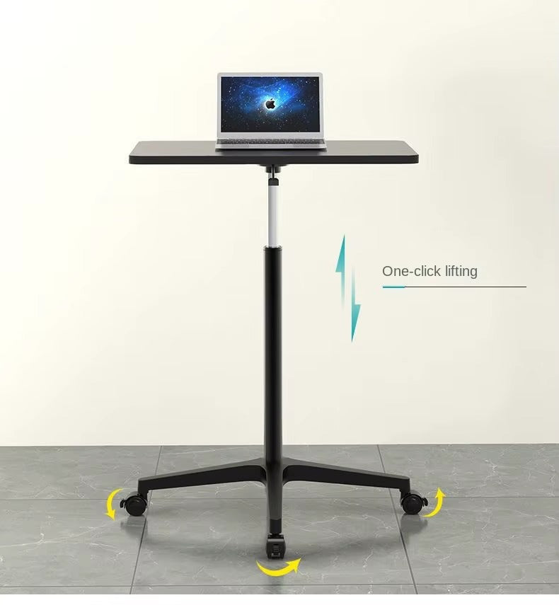 table relevable mobile avec poulie