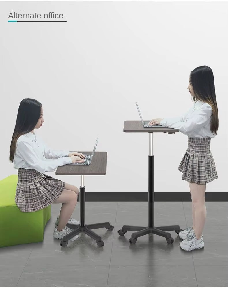 table relevable mobile avec poulie