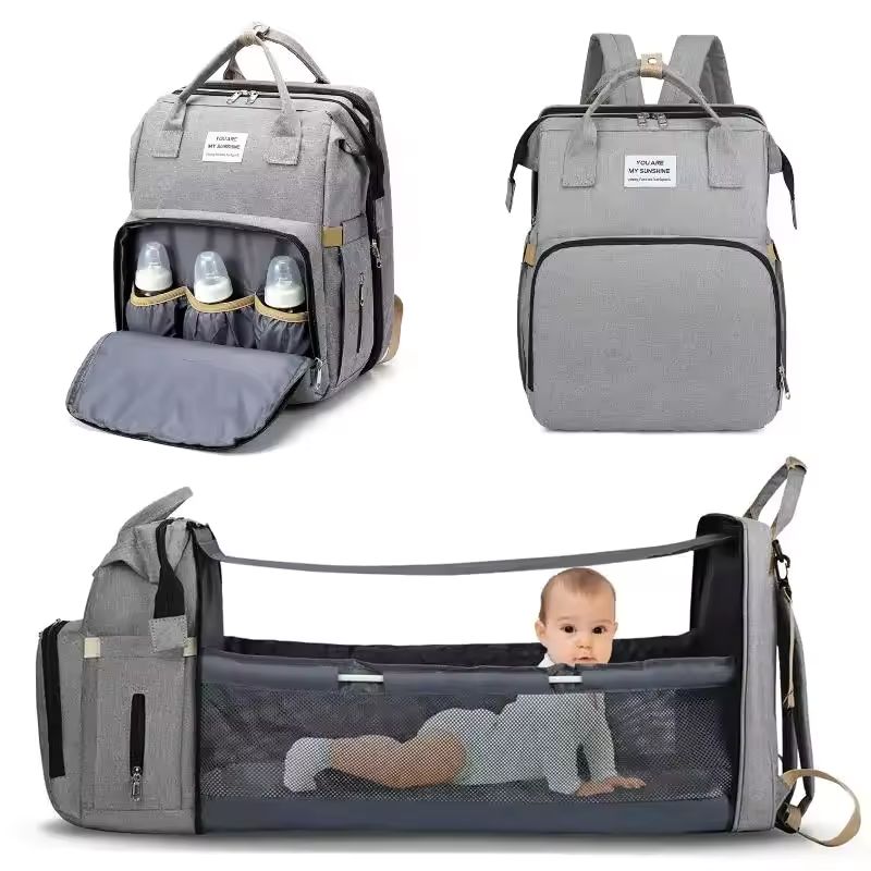 Sac bebe avec lit portable - حقيبة وسرير لرضيع
