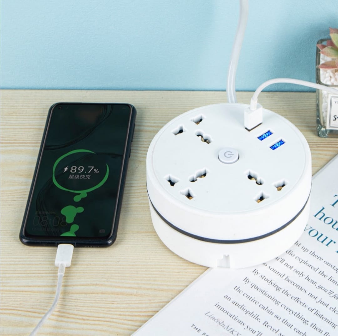 Rallonge Multiprise et Multifonction USB - شريط طاقة متعدد الوظائف