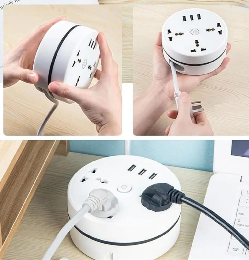 Rallonge Multiprise et Multifonction USB - شريط طاقة متعدد الوظائف