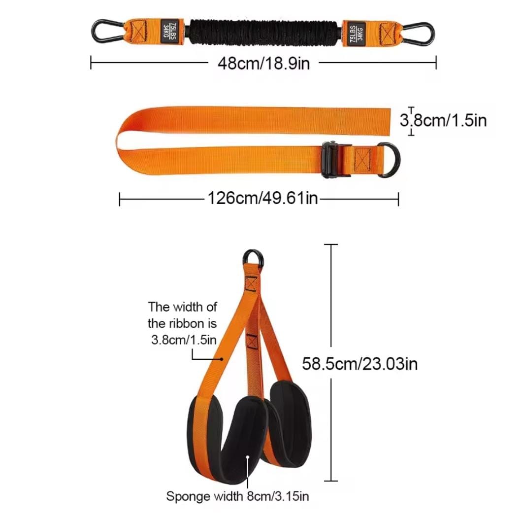 Sangle d’assistance pour tractions - حزام المساعدة على تمرين العقلة لتقوية الظهر والذراعين بسهولة