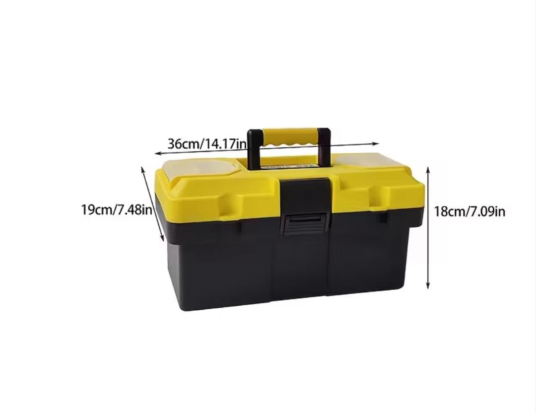 Boîte à outils professionnelle robuste pour organiser et transporter tout votre matériel - صندوق أدوات احترافي متين لتنظيم وحمل جميع مستلزماتك بسهولة