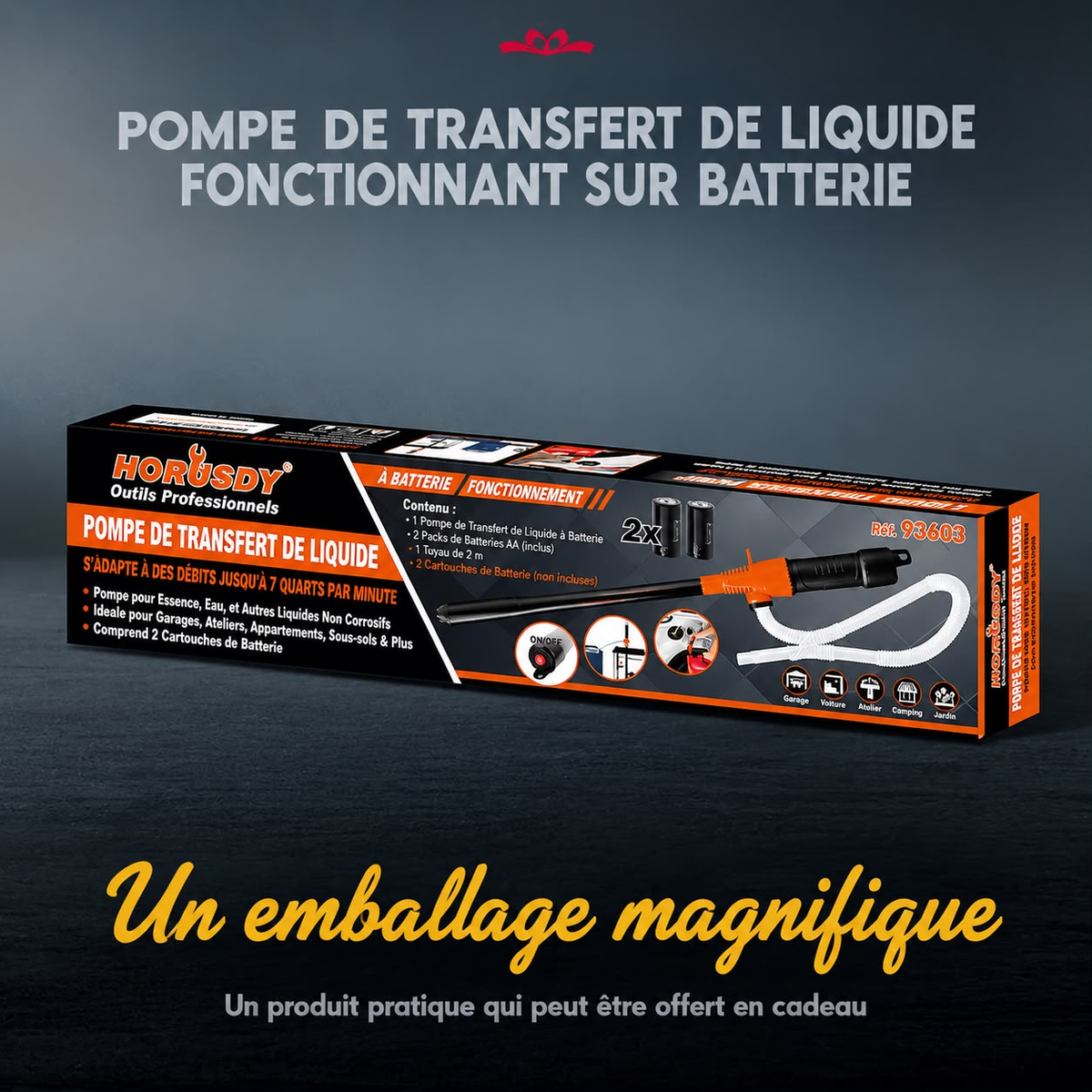 Pompe de transfert de liquide - مضخة نقل السوائل المحمولة