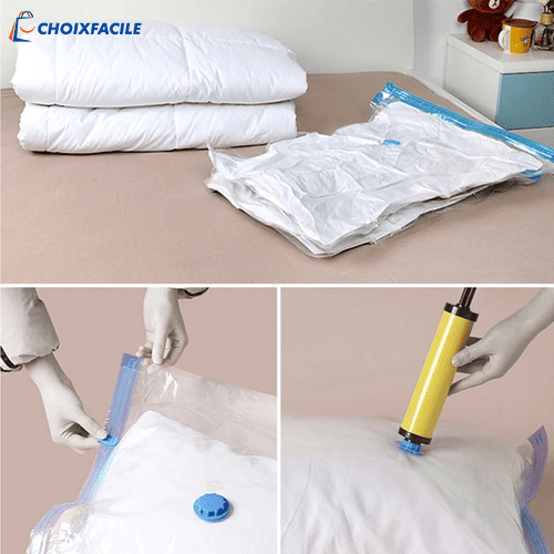 5 sacs de rangement sous vide vêtements, couettes - اكياس تخزين