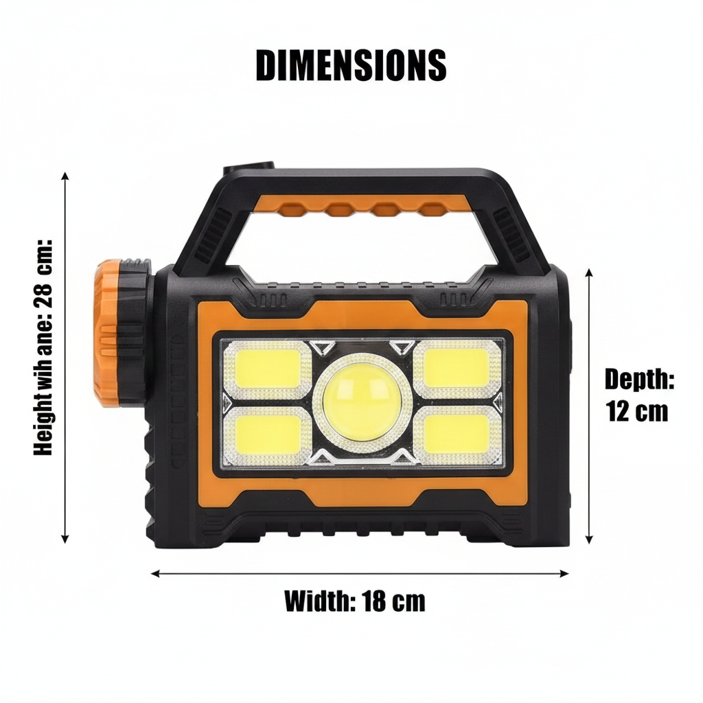 DIMENSIONS - Lanterne LED portable