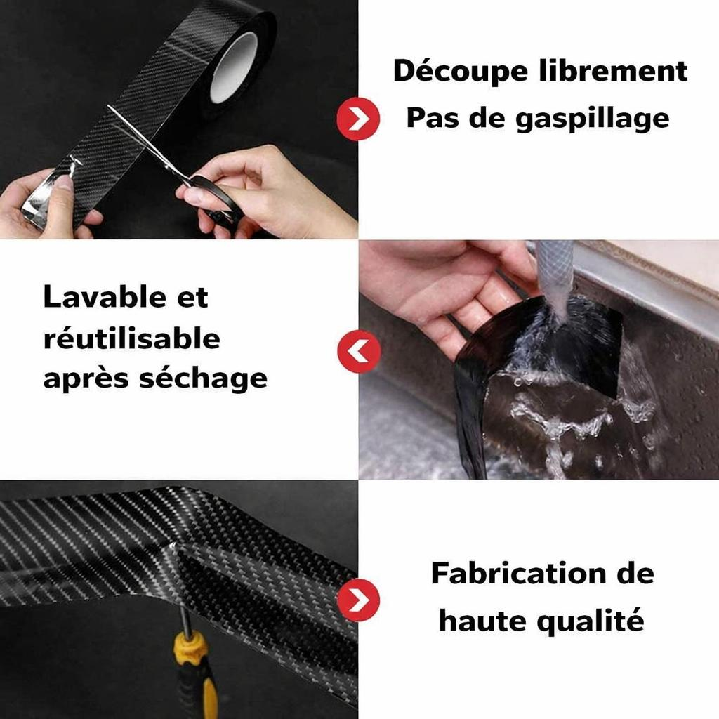 Ruban de protection carbone pour voiture - شريط حماية السيارة الكربوني