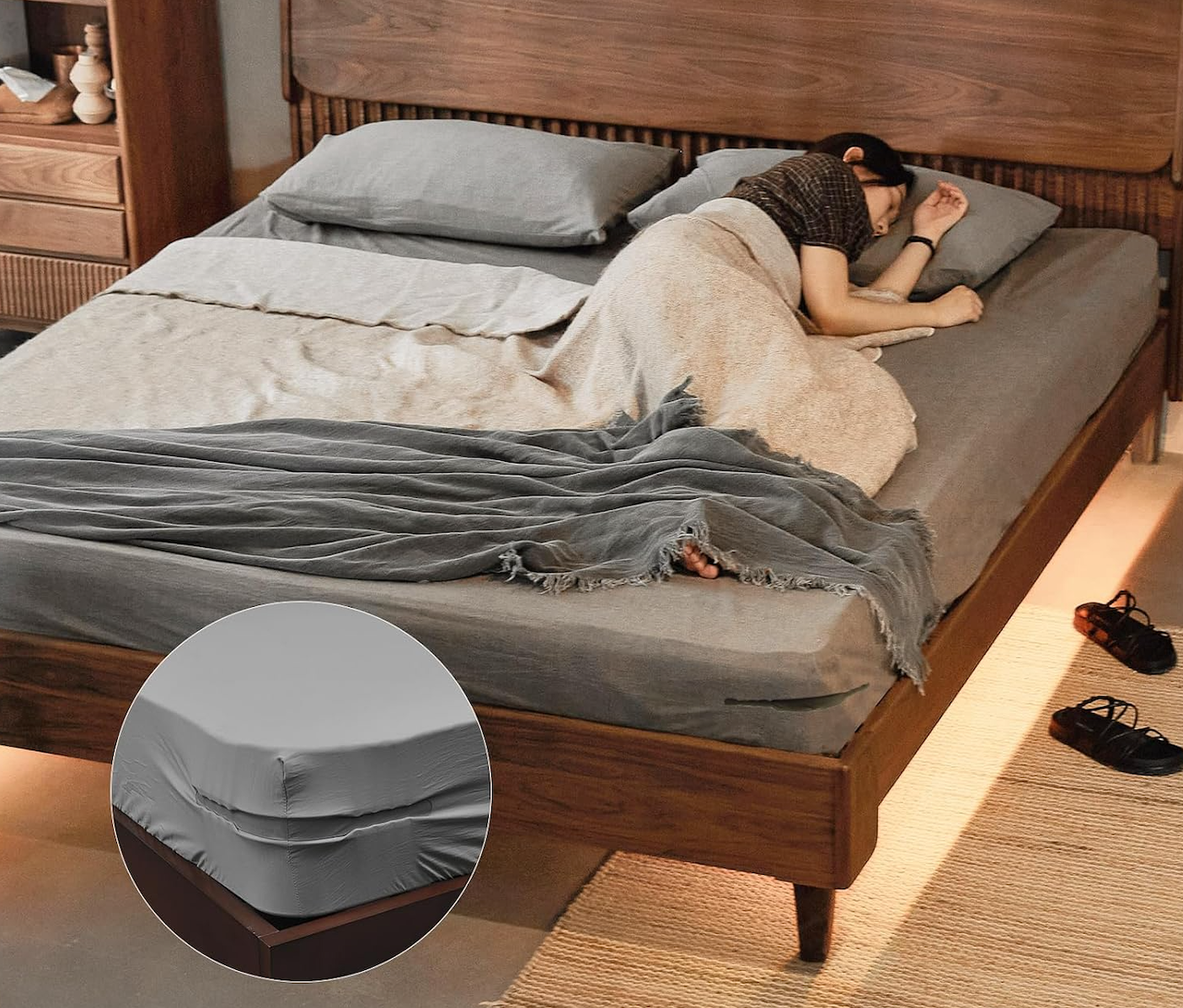 Fixateur de draps- مجموعة تثبيت غطاء السرير