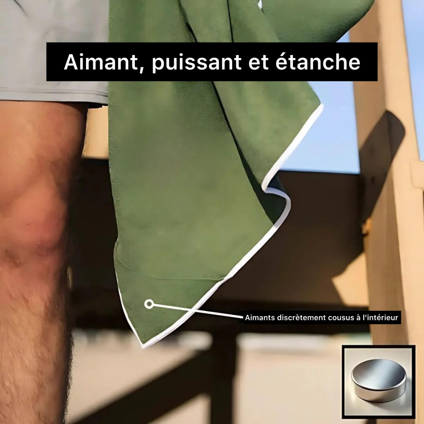 Serviette en microfibre à séchage rapide - منشفة مايكروفايبر سريعة التجفيف