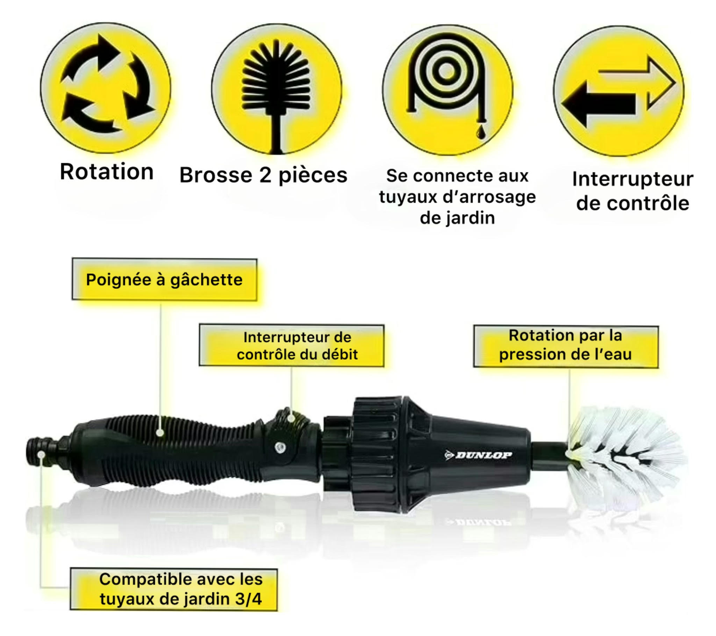 Brosse de lavage multifonctions - فرشاة غسيل متعددة الاستعمالات