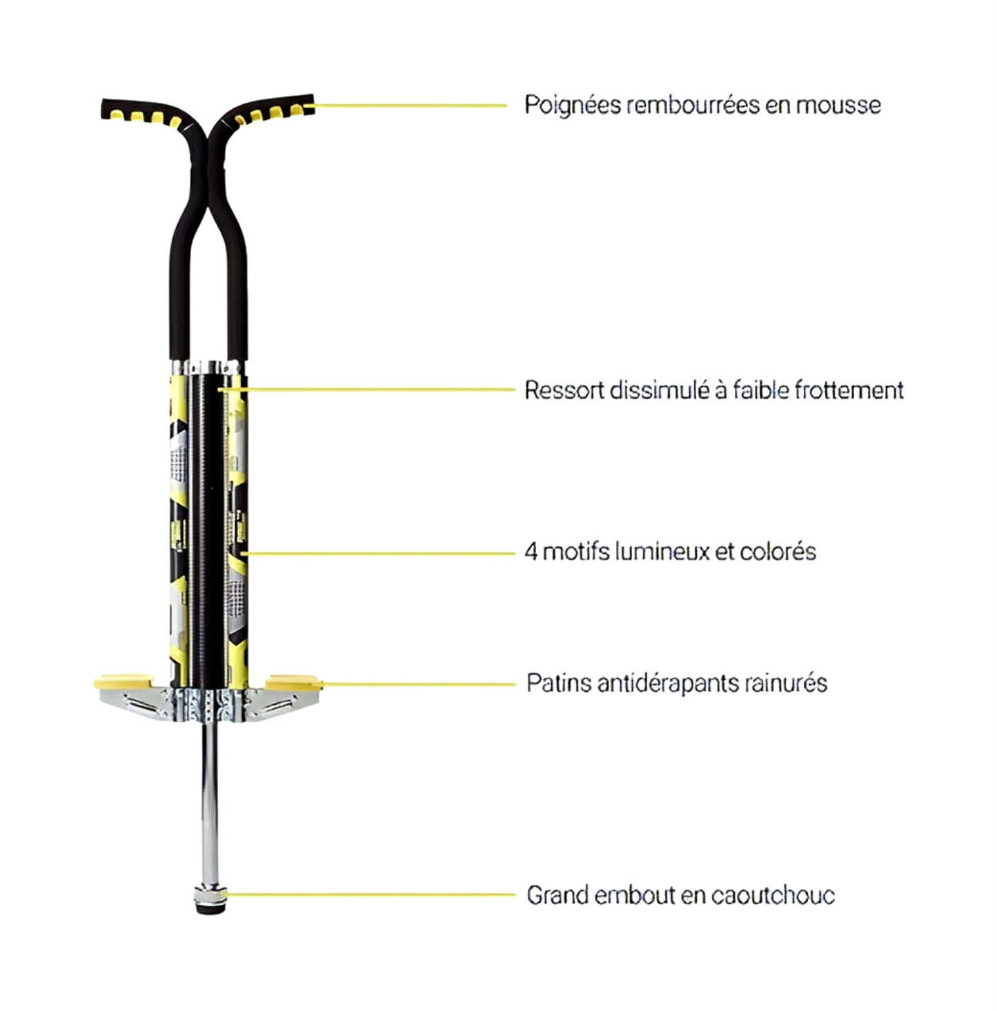 Bâton de saut sportif (Pogo Stick) - عصا القفز الرياضية