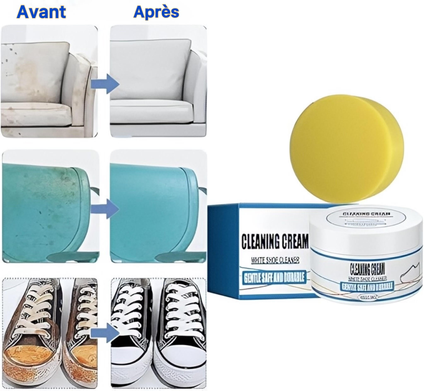 Crème Nettoyante Chaussures - جيل تنظيف الأحذية