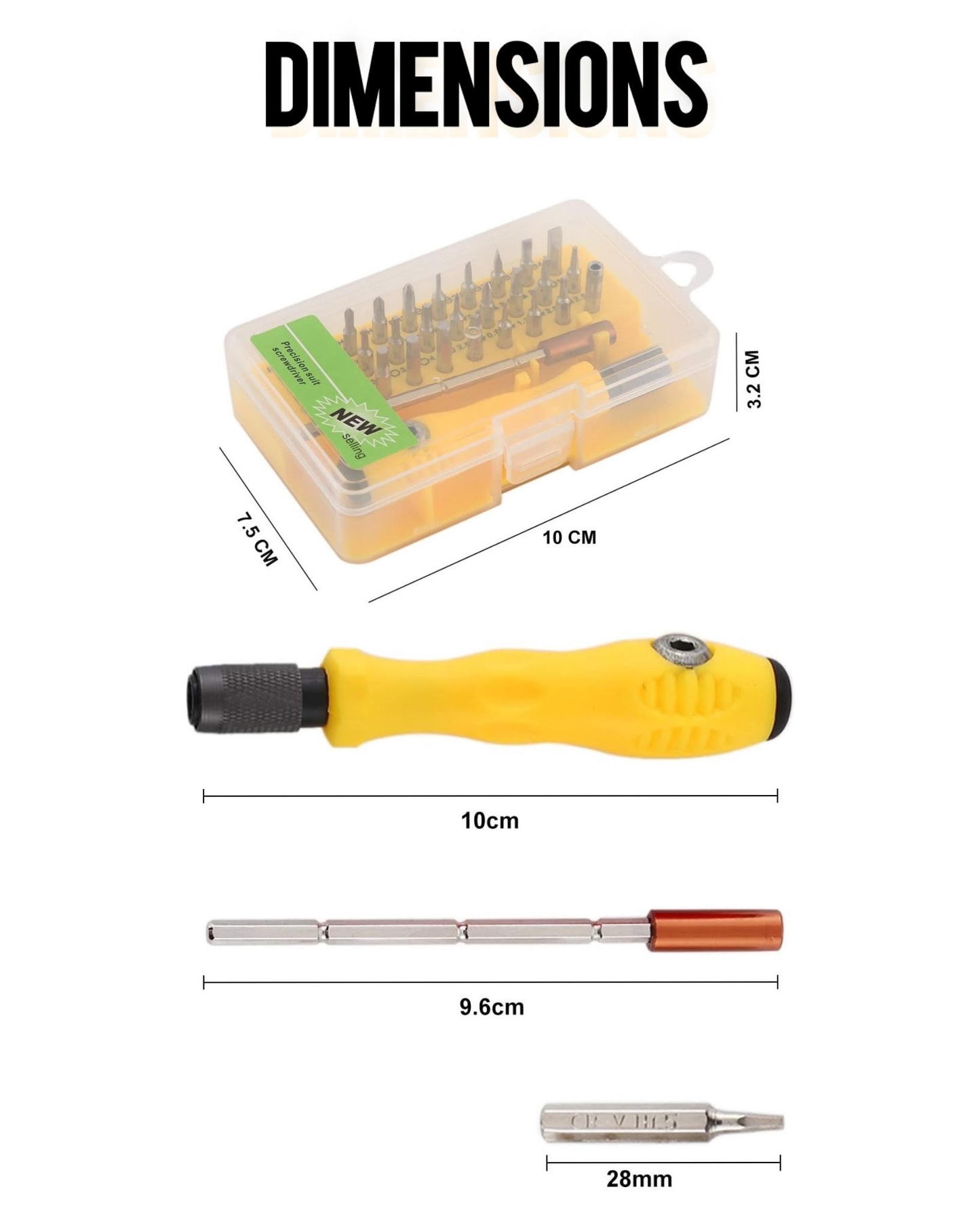 Kit de tournevis multifonctions - طقم مفكات متعدد الرؤوس