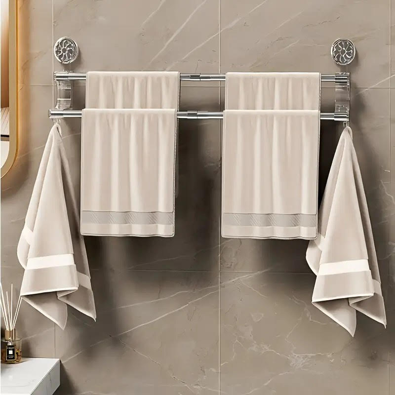 Porte-serviettes mural double - حامل مناشف جداري مزدوج