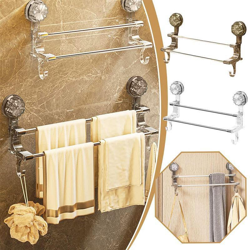 Porte-serviettes mural double - حامل مناشف جداري مزدوج