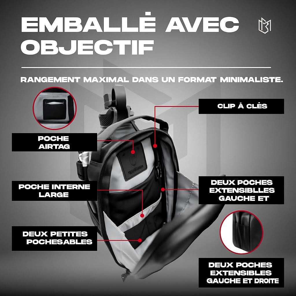 Sac magnétique de gym - حقيبة جيم مغناطيسية
