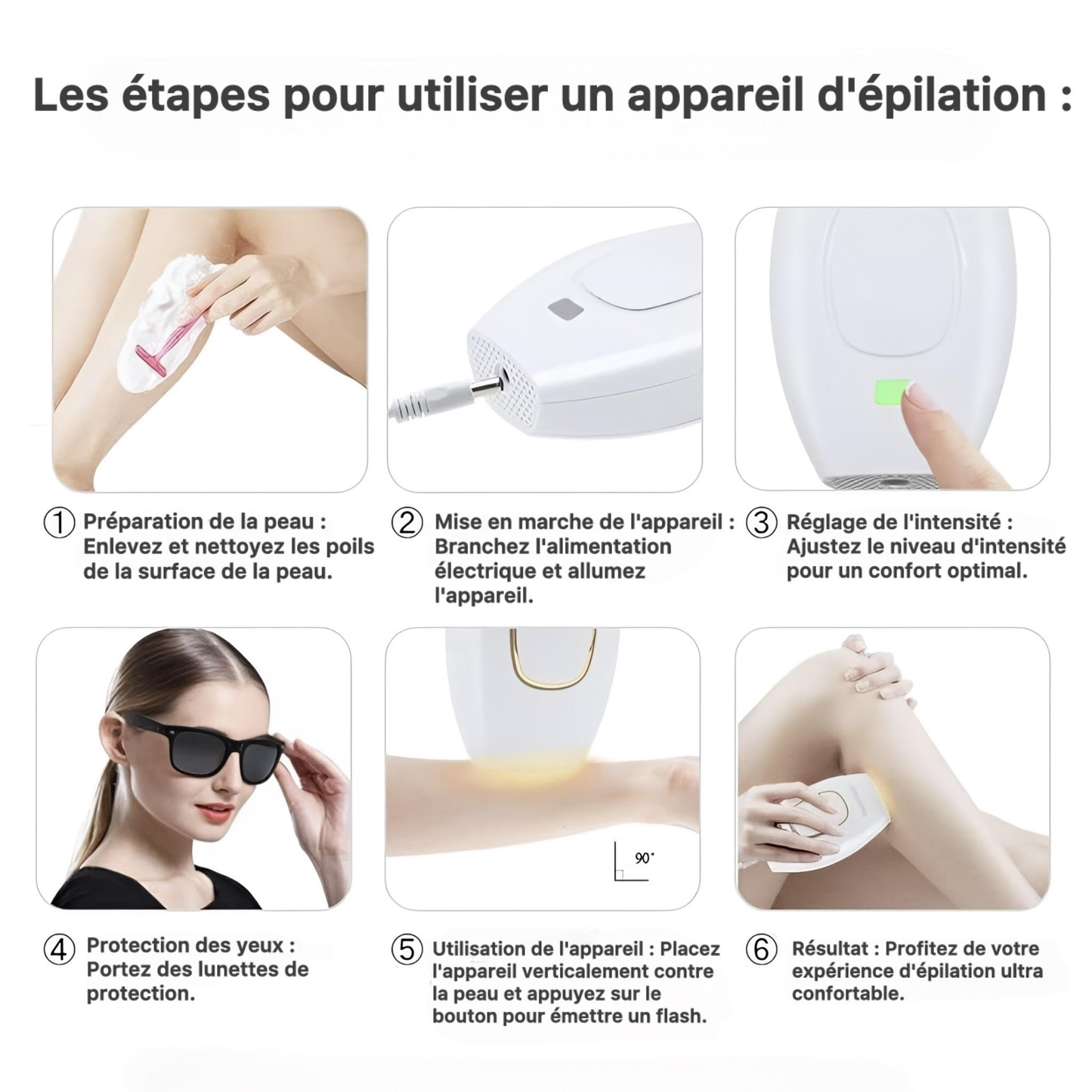 Appareil d’Épilation Laser - جهاز لإزالة الشعر بليزر