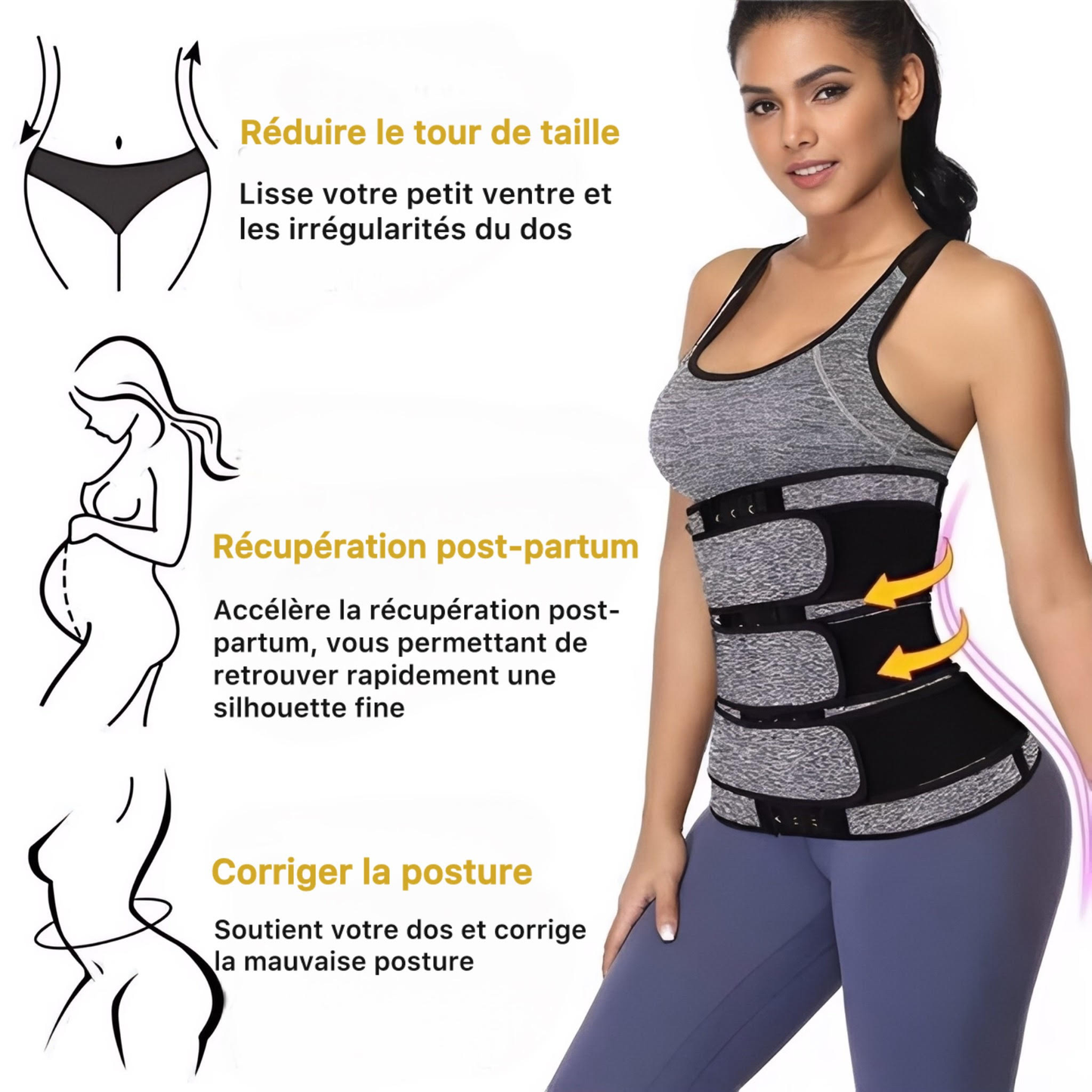 Ceinture Minceur sportive - حزام نحت الخصر الرياضي