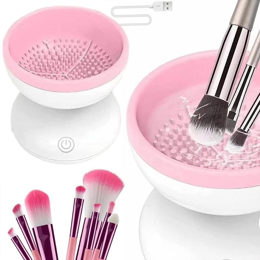 Nettoyeur Électrique de Pinceaux de Maquillage - منظف فرش المكياج الكهربائي