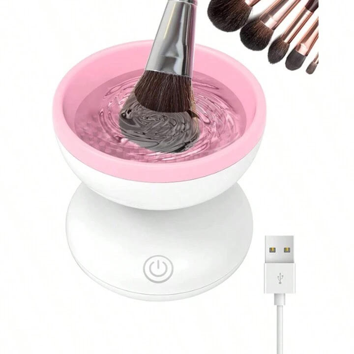 Nettoyeur Électrique de Pinceaux de Maquillage - منظف فرش المكياج الكهربائي