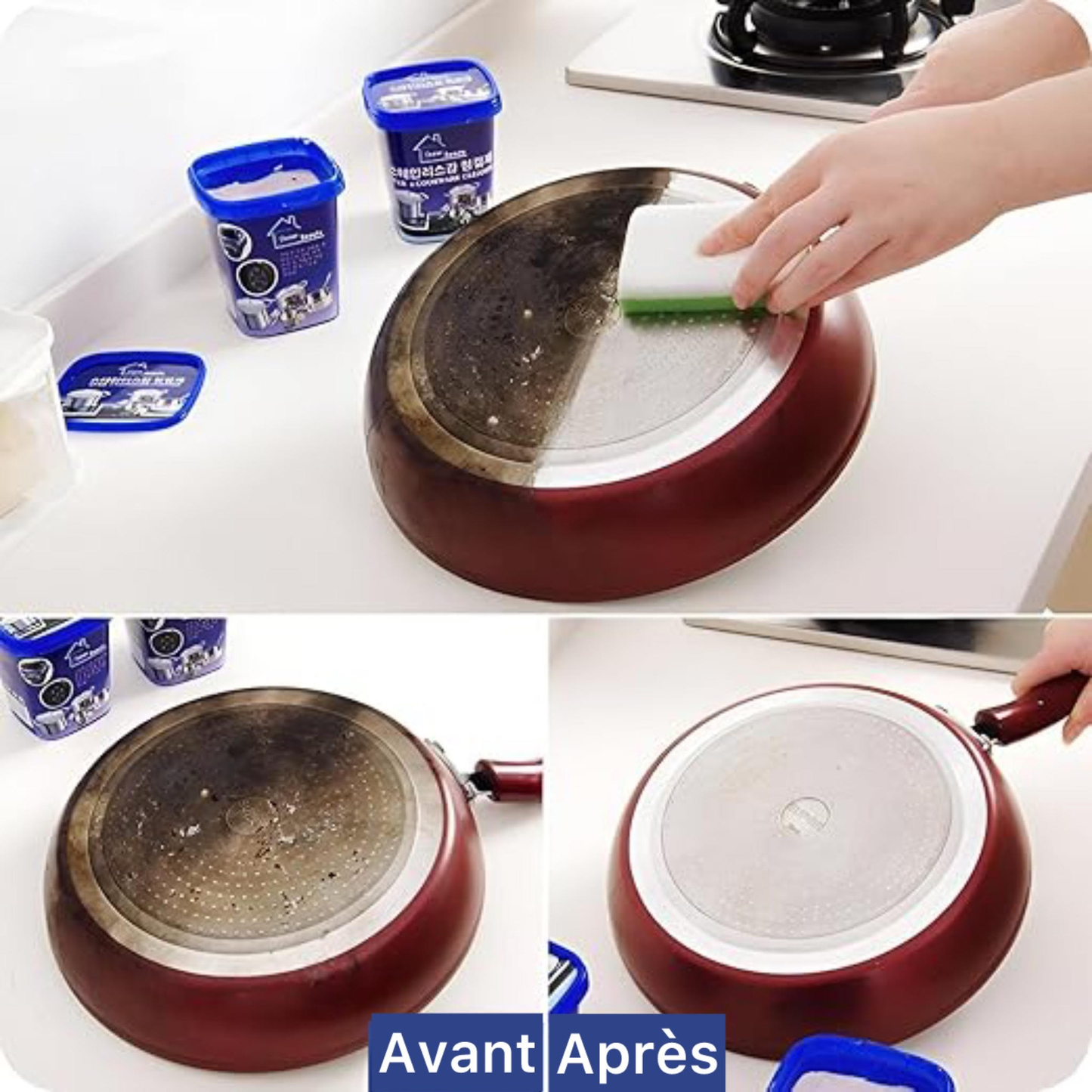 Crème nettoyante inox - كريم تنظيف الأواني