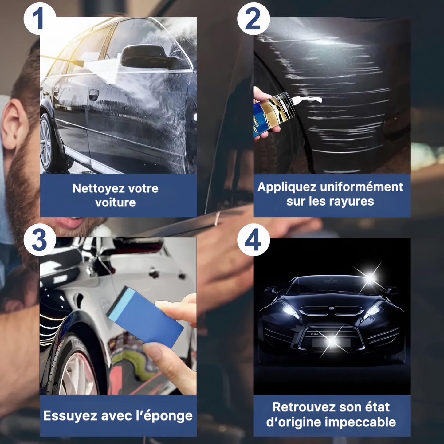 Crème de Retrait des Rayures pour Voiture - كريم إزالة خدوش السيارة