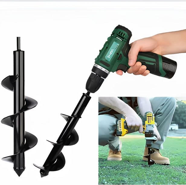 Tariere pour perceuse - رأس حفر التربة