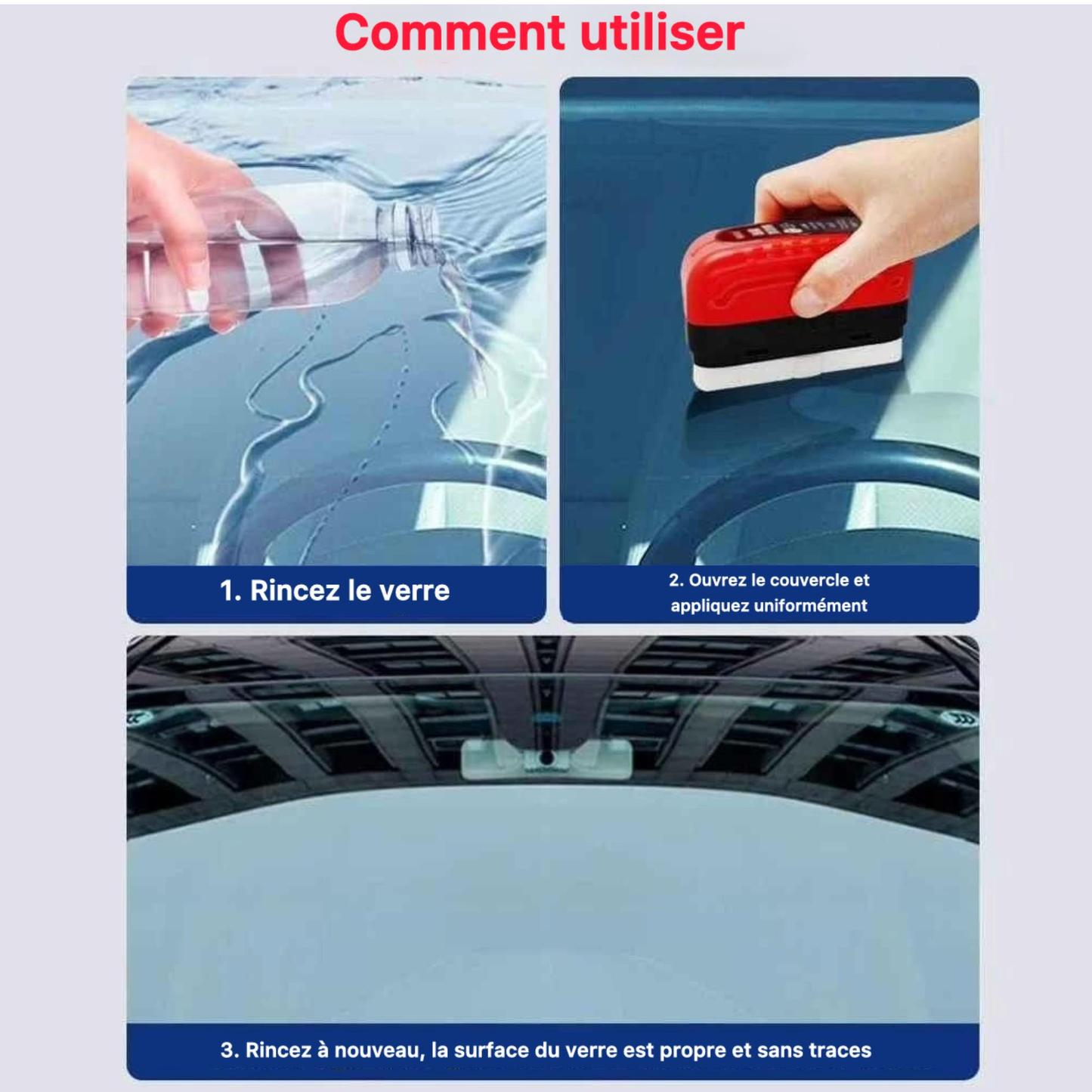 Brosse de nettoyage du film gras - فرشاة تنظيف الزجاج