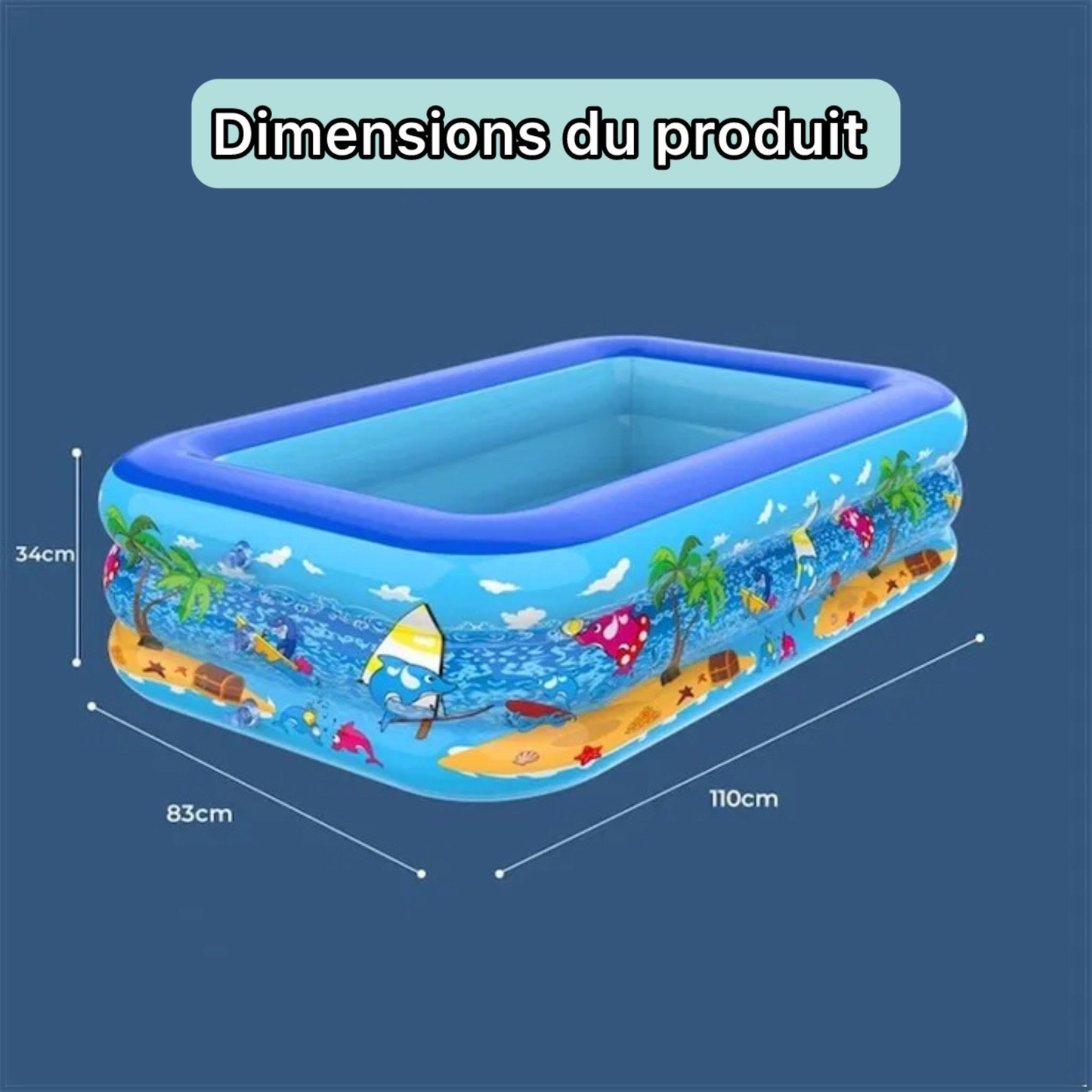 Piscine Gonflable pour Enfants - مسبح أطفال قابل للنفخ