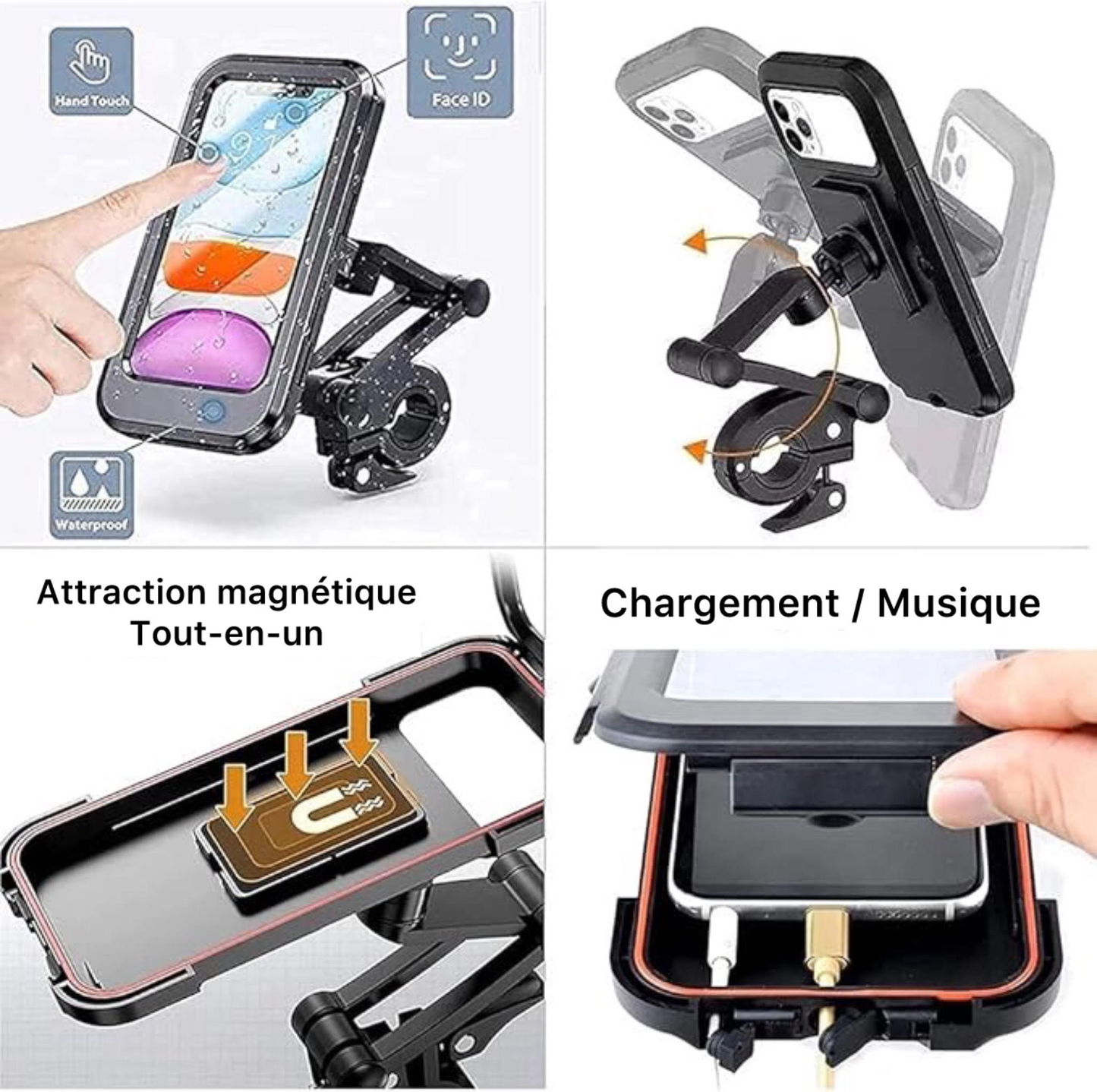 Support Téléphone Moto Vélo - حامل الهاتف للدراجات