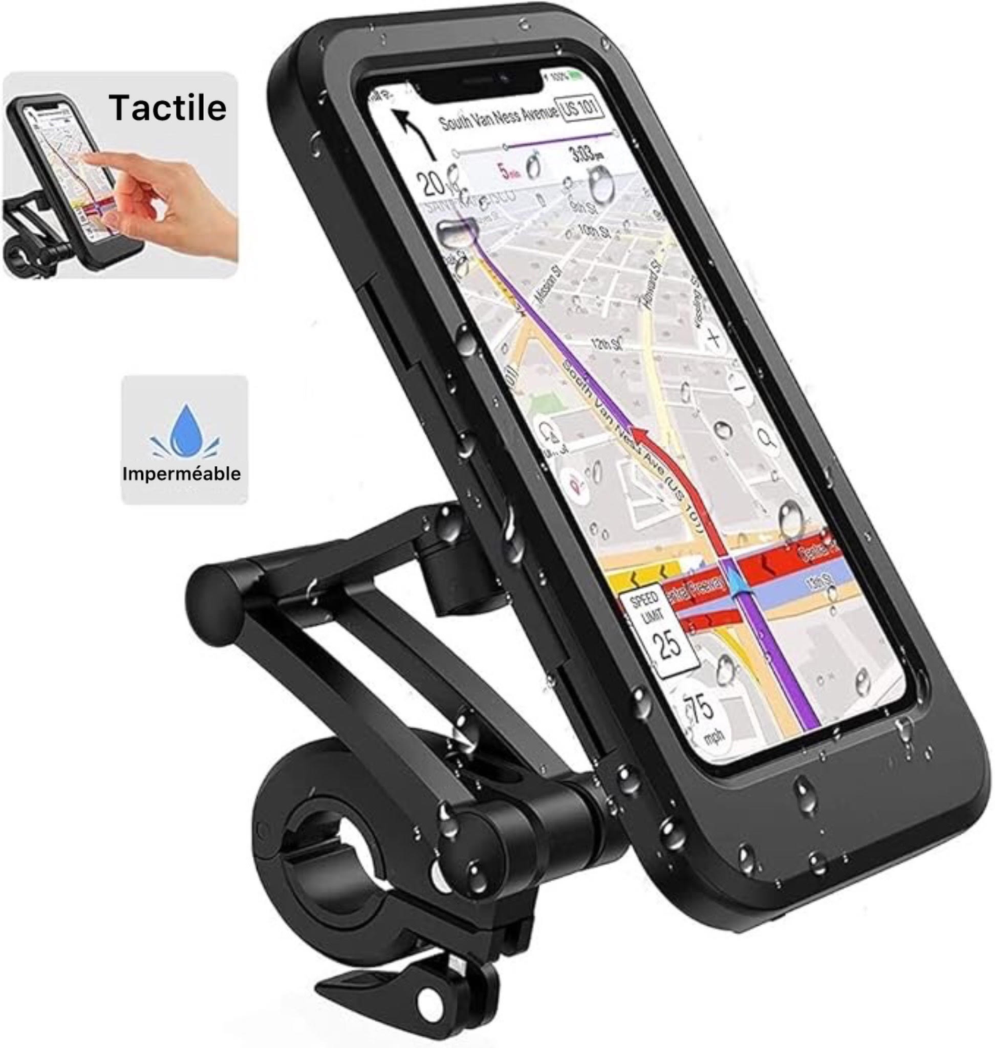 Support Téléphone Moto Vélo - حامل الهاتف للدراجات