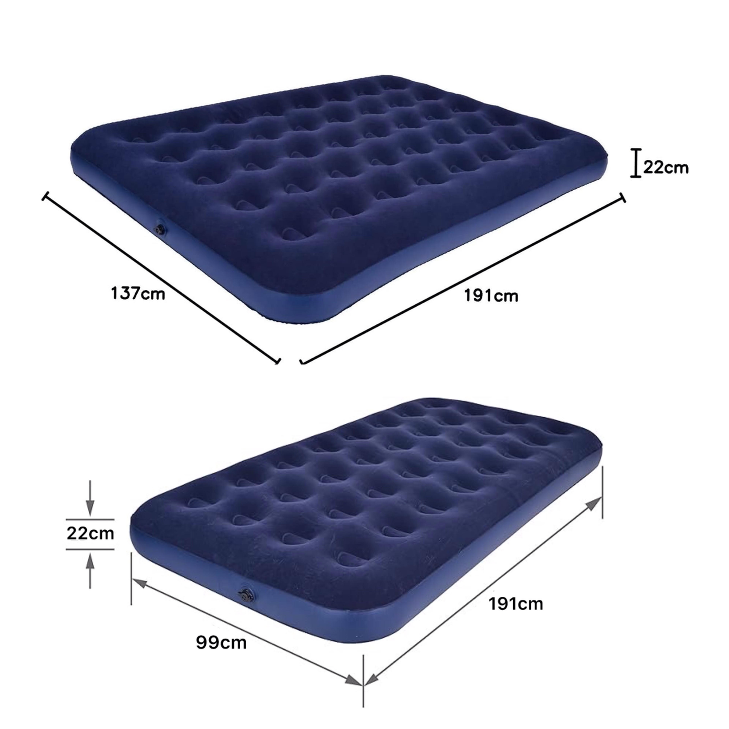 Matelas gonflable en PVC - سرير هوائي قابل للنفخ