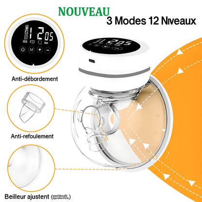 Tire-lait électrique portable - شفاط حليب كهربائي محمول
