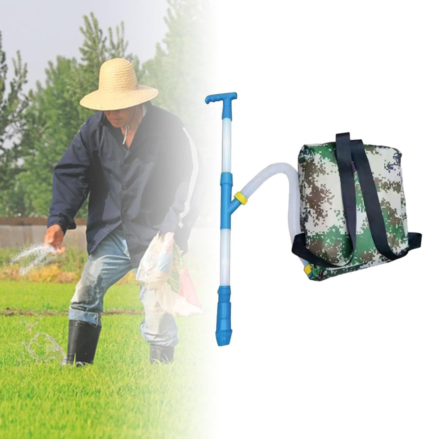 Distributeur d’engrais portable - موزّع سماد محمول