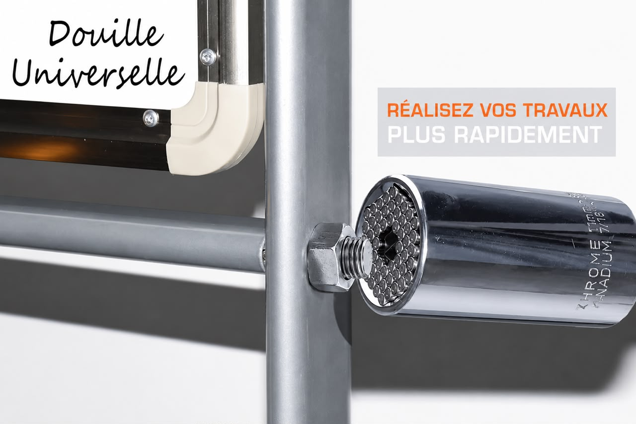 Douille Universelle - رأس مفتاح ذكي متعدد المقاسات