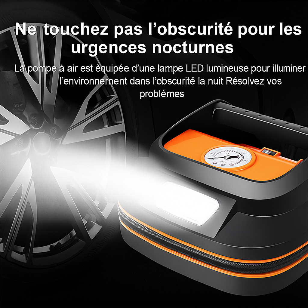 Pompe à air numérique pour voiture - منفاخ هواء رقمي للسيارة