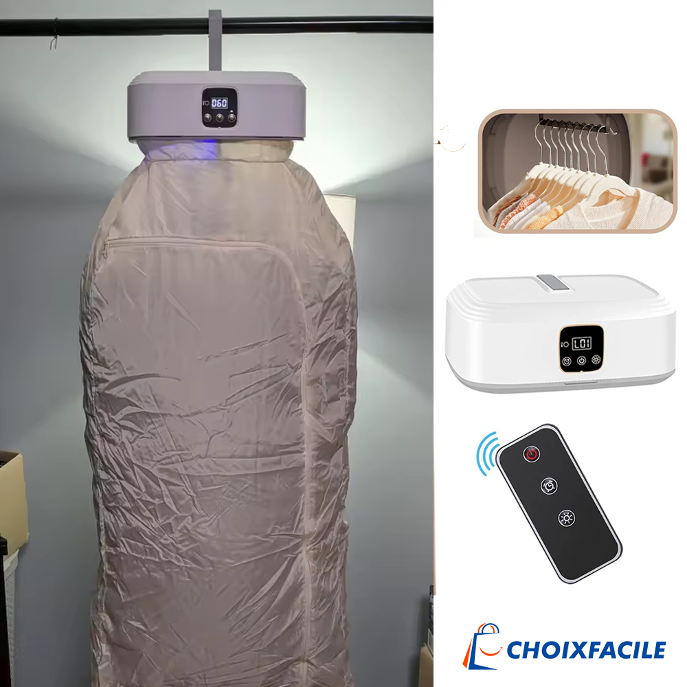 Séchoir à linge à repasser de vêtements - جهاز تجفيف وكي الملابس