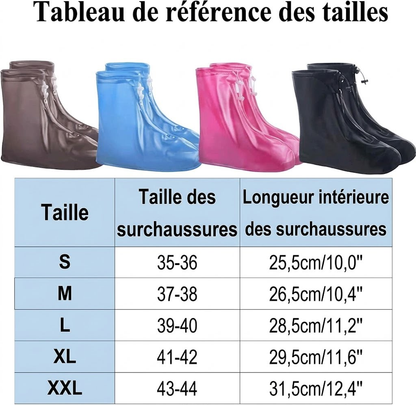 Couvre-chaussures imperméables pour la pluie ( 2 pièces ) - واقي الأحذية المقاوم للماء